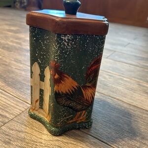 Farmhouse Rooster Canister